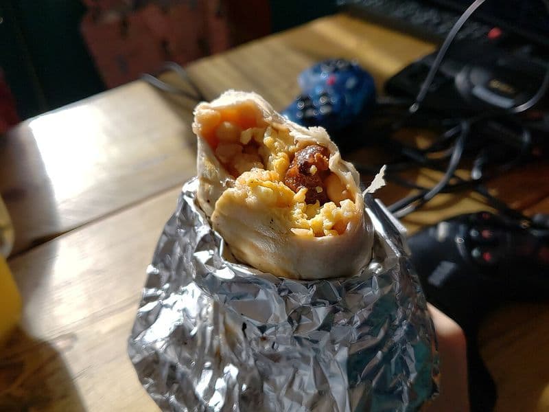 Breakfast burrito